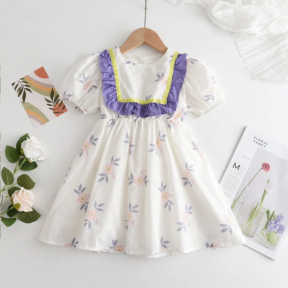 Summer 2023 New Arrivals Girls Short Sleeve O Neck Ruffles Floral Green Dress Infantil Menina Cute Party Dress Custume 18M-7T
Summer 2023 New Arrivals Girls Short Sleeve O Neck Ruffles Floral Green Dress Infantil Menina Cute Party Dress Custume 18M-7T