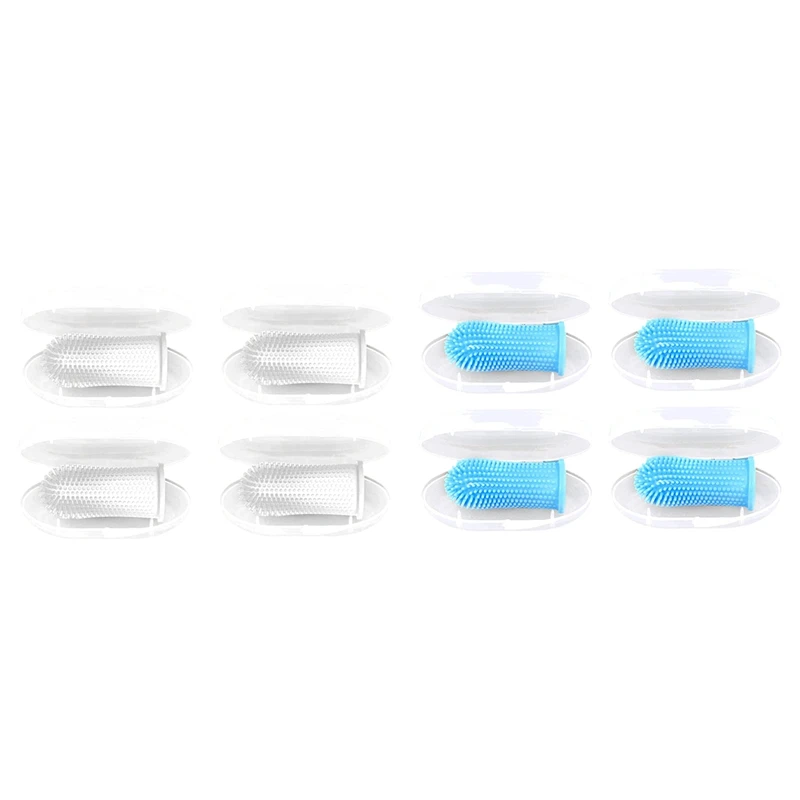 Dog Toothbrush, 360º Finger Toothbrush Kit, Ergonomic Design, Full Surround Bristles For Easy Teeth Cleaning
Dog Toothbrush, 360º Finger Toothbrush Kit, Ergonomic Design, Full Surround Bristles For Easy Teeth Cleaning