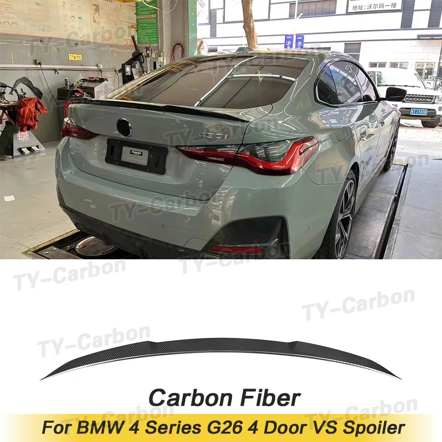 Car Rear Trunk Spoiler Wing Fit for BMW 4 Series G26 4 Door 2022 Real Carbon Fiber Trunk Wing Spoiler Car Styling VS Style
Car Rear Trunk Spoiler Wing Fit for BMW 4 Series G26 4 Door 2022 Real Carbon Fiber Trunk Wing Spoiler Car Styling VS Style