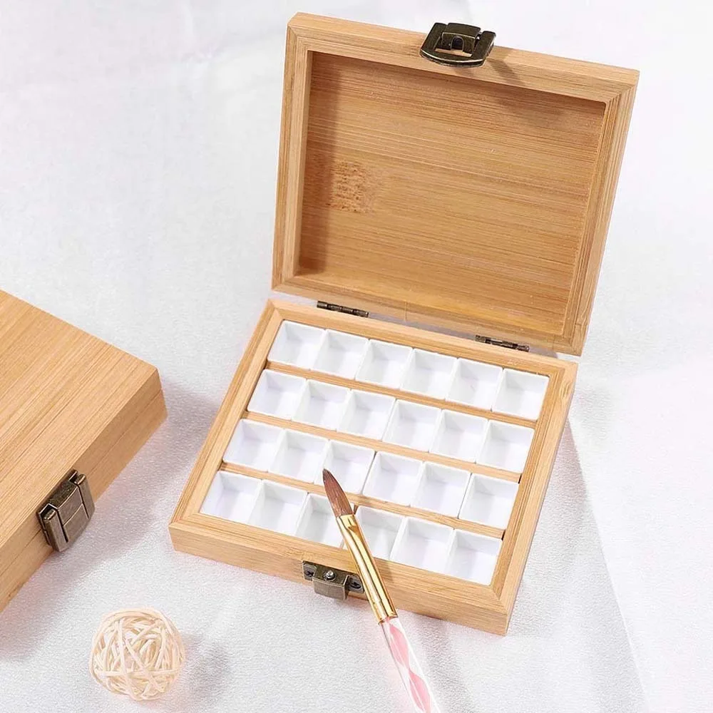 24Grid Solid Pigment Dispenser Nail Glue Empty Box Nail Accessories Lock Buckle Design Watercolor Paint Box Nail Supplies 24Grid
24Grid Solid Pigment Dispenser Nail Glue Empty Box Nail Accessories Lock Buckle Design Watercolor Paint Box Nail Supplies 24Grid