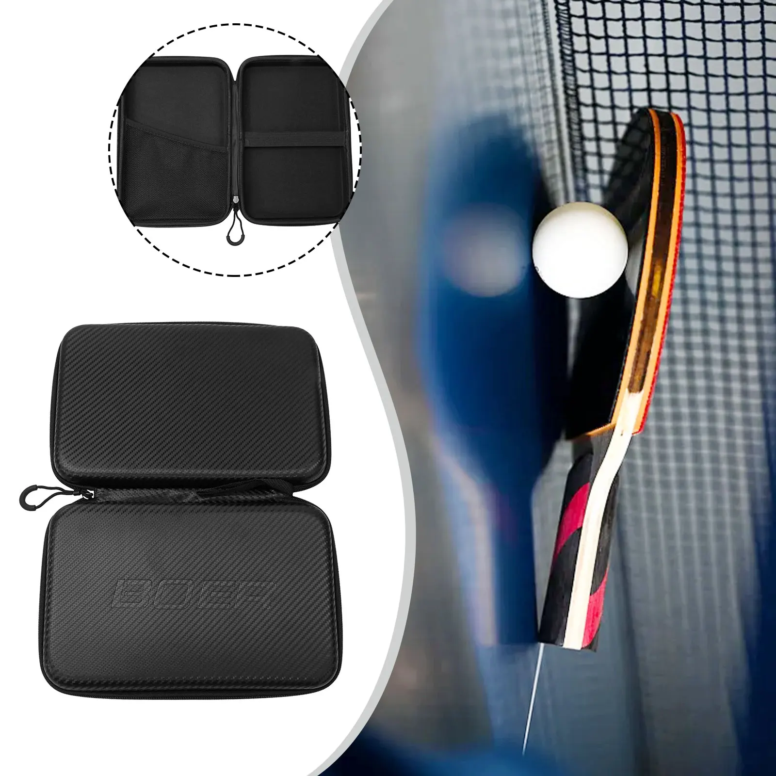 Table Tennis Bat Case With Zip Pocket Protective EVA Bag For Pings Pong Paddles Waterproof Sturdy EVA Table Tennis Bat Cover
Table Tennis Bat Case With Zip Pocket Protective EVA Bag For Pings Pong Paddles Waterproof Sturdy EVA Table Tennis Bat Cover