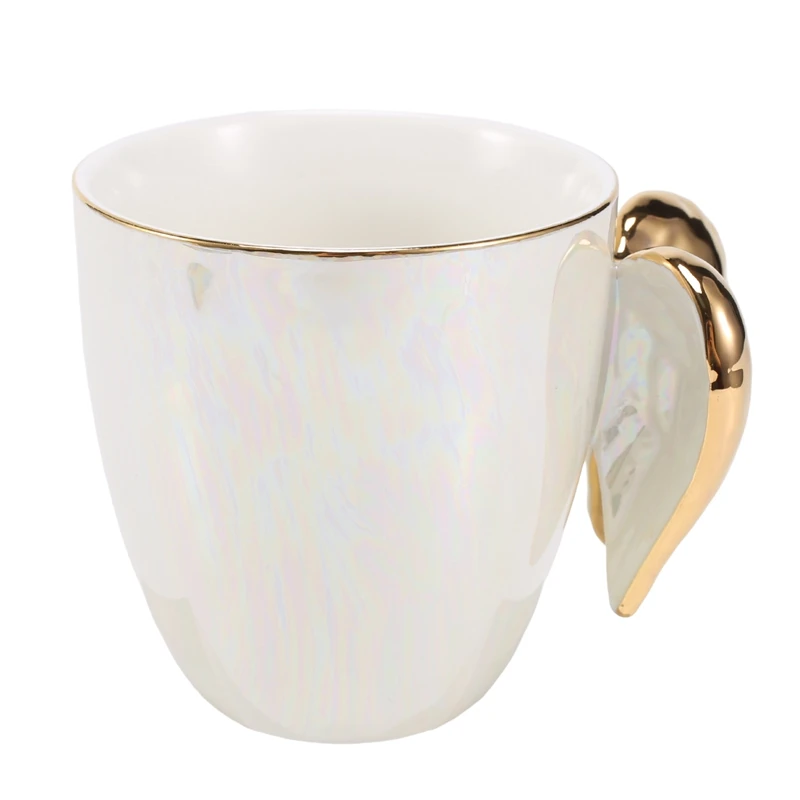 Gold-Plated Handle Angel Wings Coffee Cup White Ceramic Office Home Tea Milk Porcelain Cup Couple Gift Home Decoration
Gold-Plated Handle Angel Wings Coffee Cup White Ceramic Office Home Tea Milk Porcelain Cup Couple Gift Home Decoration