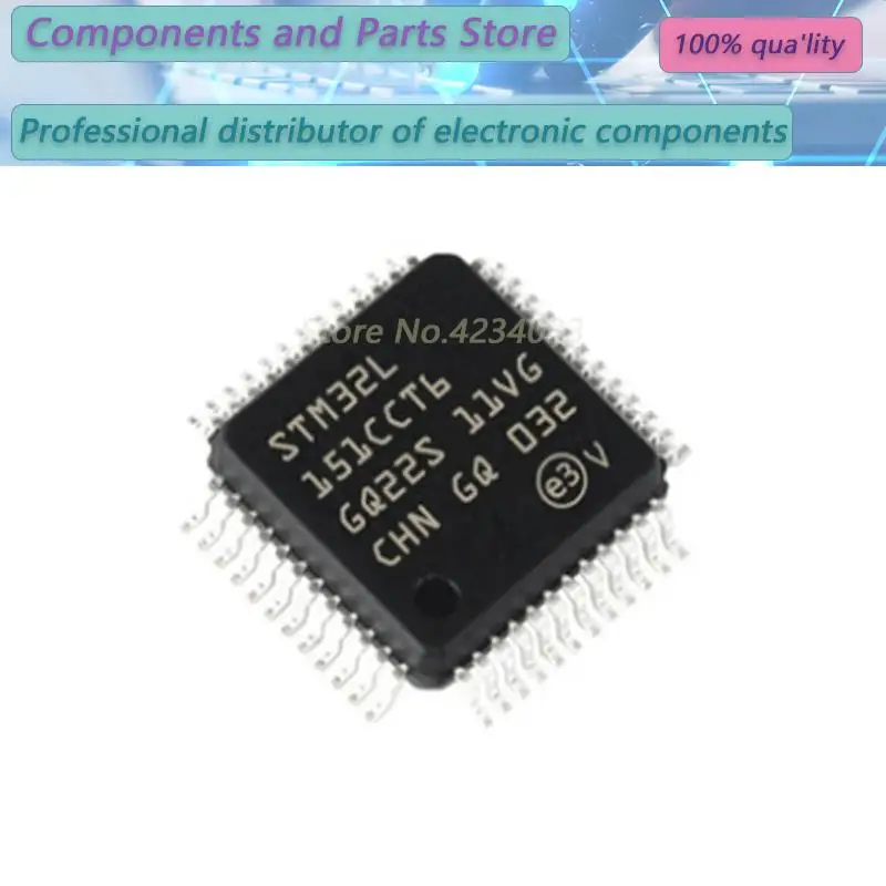 

5PCS STM32L151CCT6 STM32L152CCT6 STM32L152C8T6 STM32L152CBT6 STM32L151CCU6 QFP-48 100%NEW