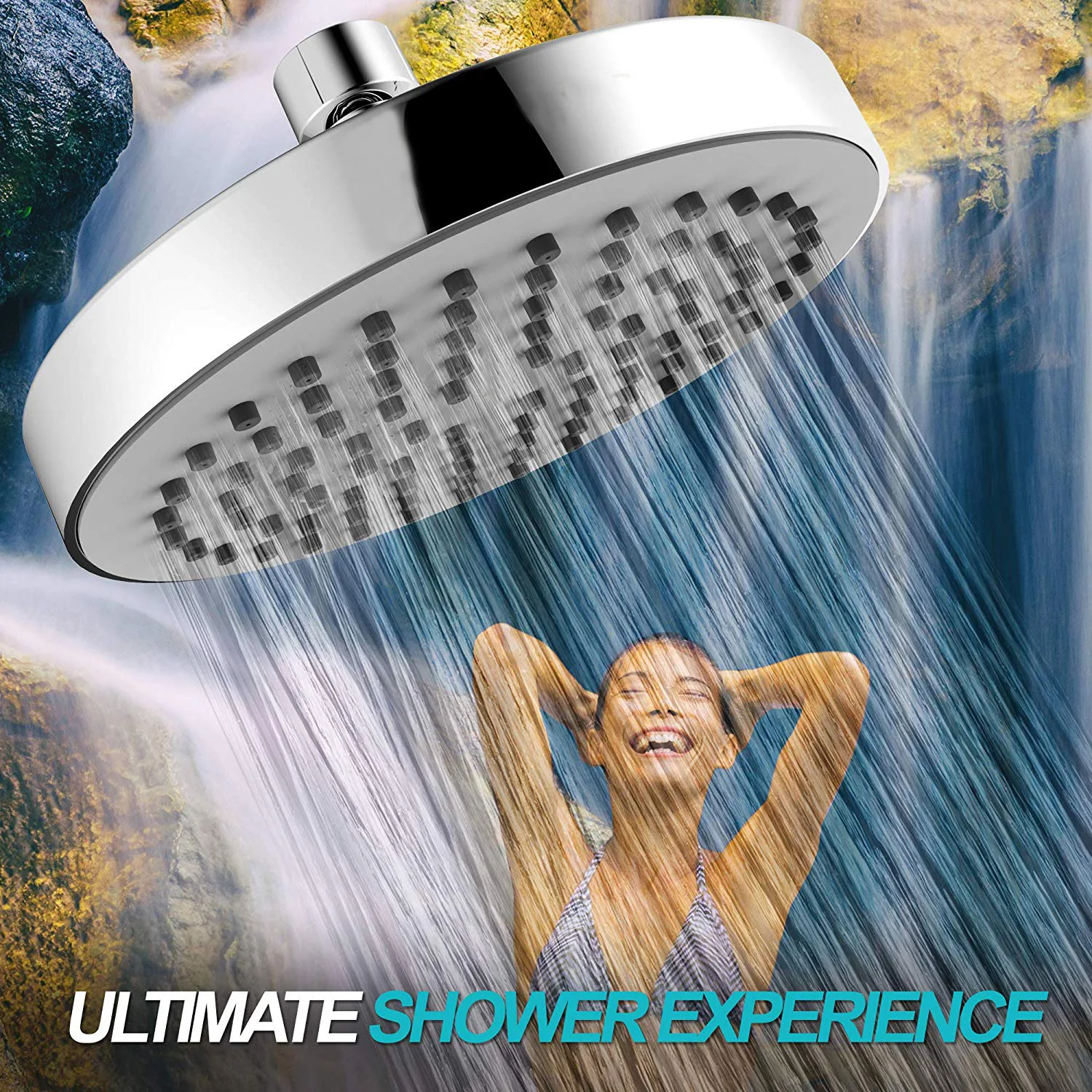 High Pressure Rain Shower Head 6 inches Modern Chrome Bathroom Rainfall Showerhead Anti-Clogging Nozzles Bathroom Accessories
High Pressure Rain Shower Head 6 inches Modern Chrome Bathroom Rainfall Showerhead Anti-Clogging Nozzles Bathroom Accessories