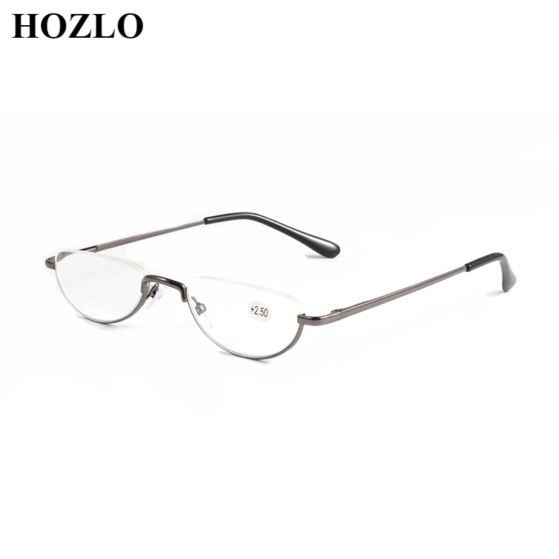 

New Fashion Urltralight Semirim Reading Glasses for Women Men Metal Alloy Hyperopia Spectacles Magnifier Gafas de lectura Oculos