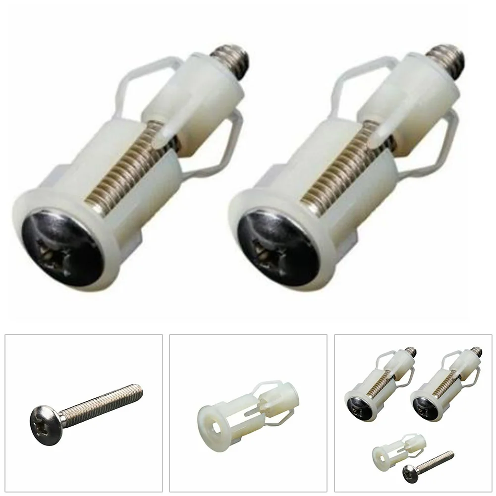 Toilet Seat Hinges Screws 1 Pair Stainless Rubber Nylon Plastic Universal Type For Universal Type Holes Fixing Easy Installation
Toilet Seat Hinges Screws 1 Pair Stainless Rubber Nylon Plastic Universal Type For Universal Type Holes Fixing Easy Installation