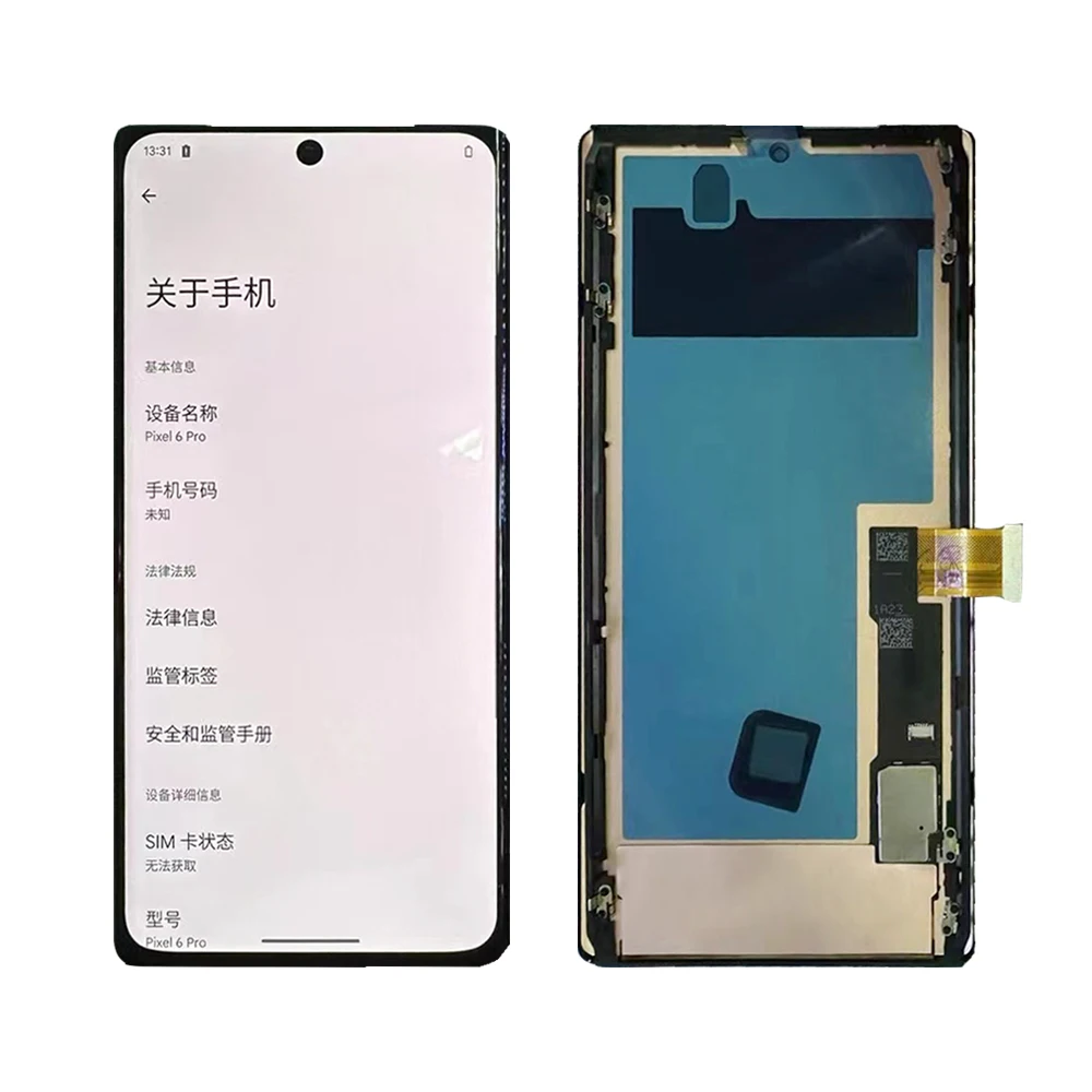 

Display Pixel6 Pro OLED Screen For Google Pixel 6 Pro LCD Display Touch Screen Digitizer Assembly With Frame Replacement Parts