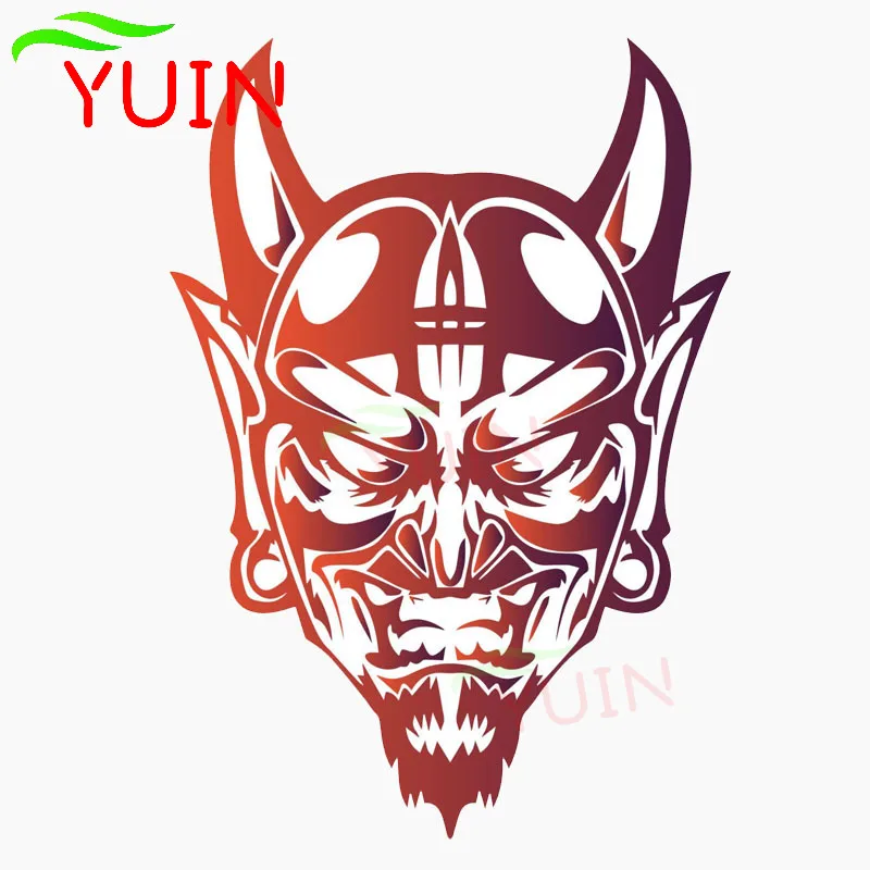 

Devil Satan Face Evil Demon Personality Car Sticker Fashion PVC Decorative Cars Accessories Motorcycle Waterproof Decal 13*9cm