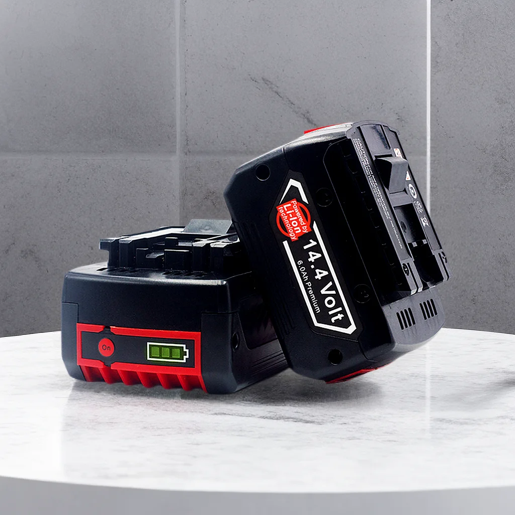 Rechargeable Battery for Bosch Power Tool 14.4V 4.0Ah for GBH GDR GSR 1080 DDS180 BAT614G Replacement Li-ion Battery Charger Set
Rechargeable Battery for Bosch Power Tool 14.4V 4.0Ah for GBH GDR GSR 1080 DDS180 BAT614G Replacement Li-ion Battery Charger Set