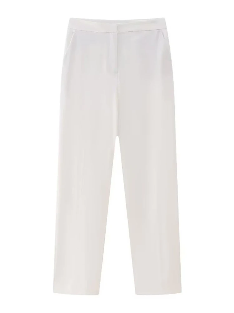 Kumsvag 2023 Women Summer Straight Pants Casual Solid High Waist Female Elegant Street Trousers Clothing
Kumsvag 2023 Women Summer Straight Pants Casual Solid High Waist Female Elegant Street Trousers Clothing