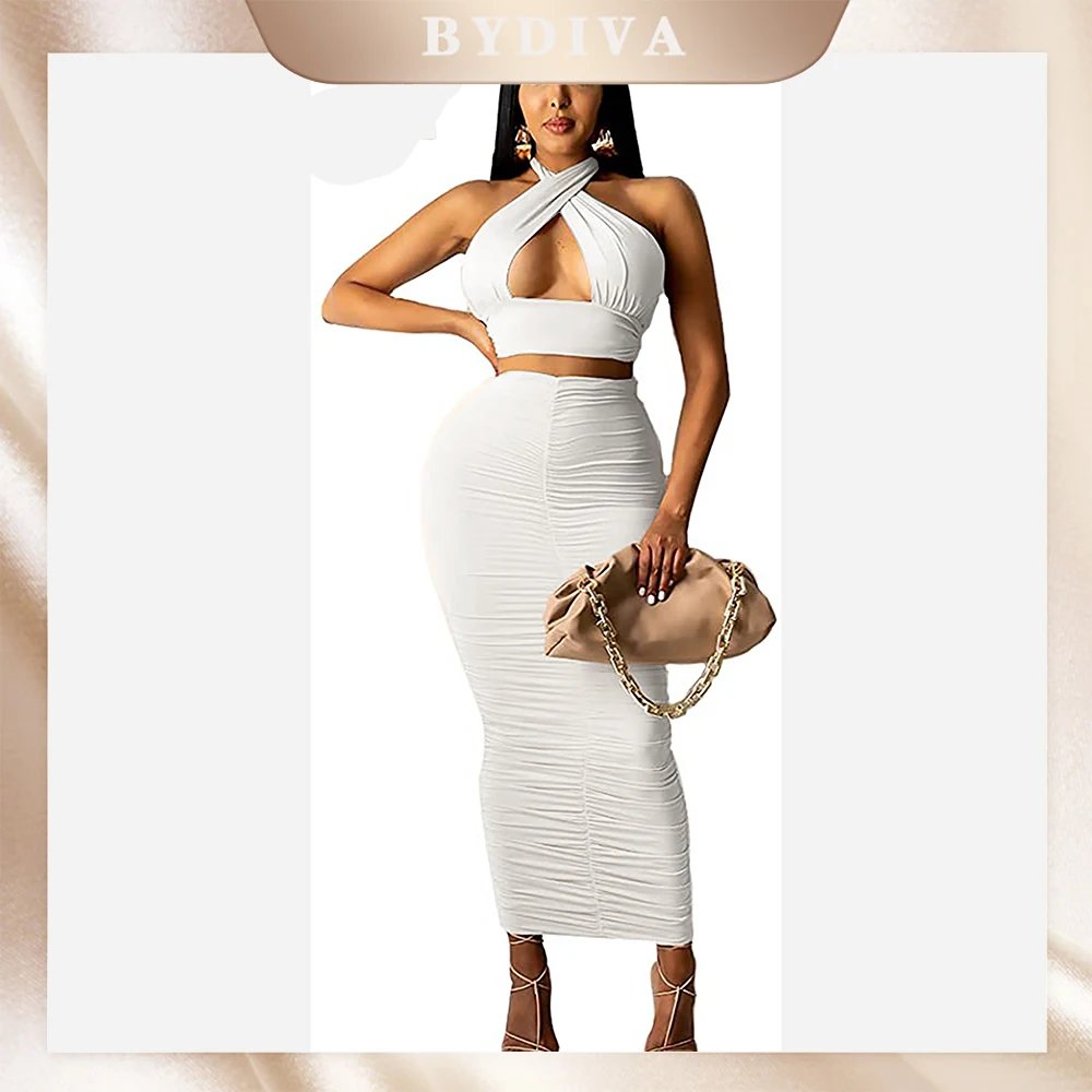 BYDIVA 2022 Summer two-piece one-piece dress for women Sexy halter waistcoat A-line dress suit Nightclub
BYDIVA 2022 Summer two-piece one-piece dress for women Sexy halter waistcoat A-line dress suit Nightclub