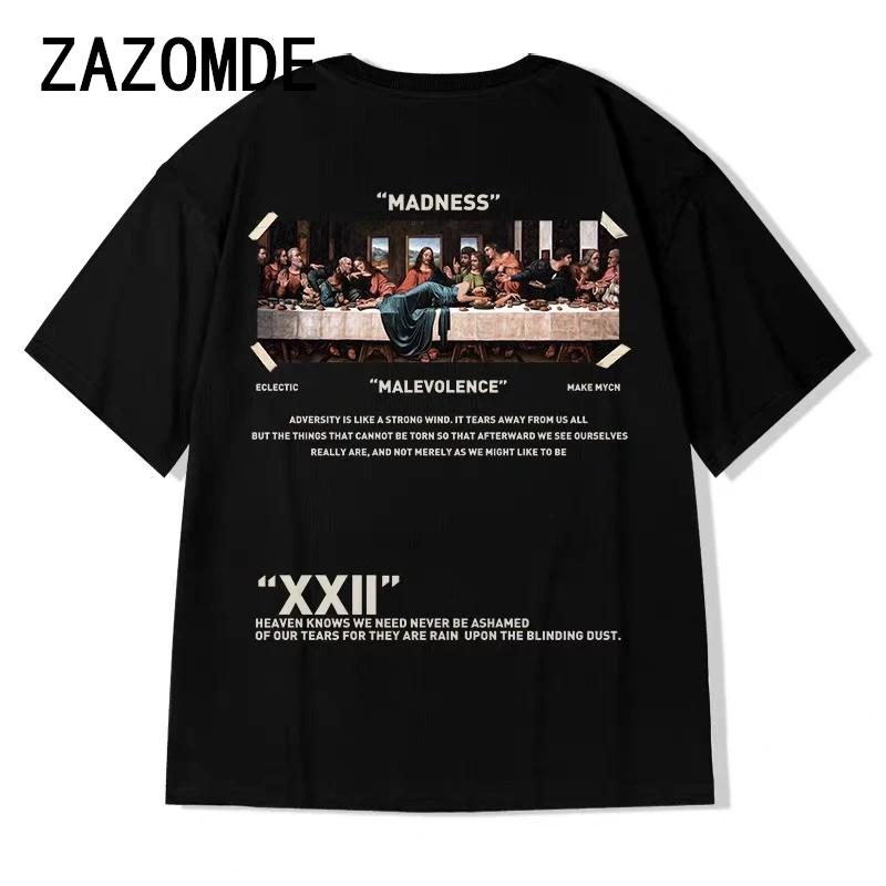 ZAZOMDE Streetwear Men T-shirt Print Short Sleeve T Shirt Couple Hip Hop Tees Casual Oversize Anime Tshirt Y2k Clothes Daily Top
ZAZOMDE Streetwear Men T-shirt Print Short Sleeve T Shirt Couple Hip Hop Tees Casual Oversize Anime Tshirt Y2k Clothes Daily Top