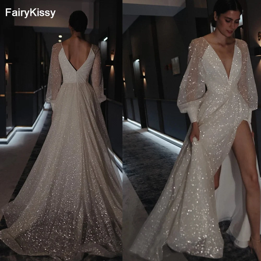 FairyKissy блестящее платье с пышными рукавами, Эротическое платье для выпускного вечера с разрезом сбоку, яркое платье цвета слоновой кости, женское платье, Индивидуальный размер
FairyKissy блестящее платье с пышными рукавами, Эротическое платье для выпускного вечера с разрезом сбоку, яркое платье цвета слоновой кости, женское платье, Индивидуальный размер