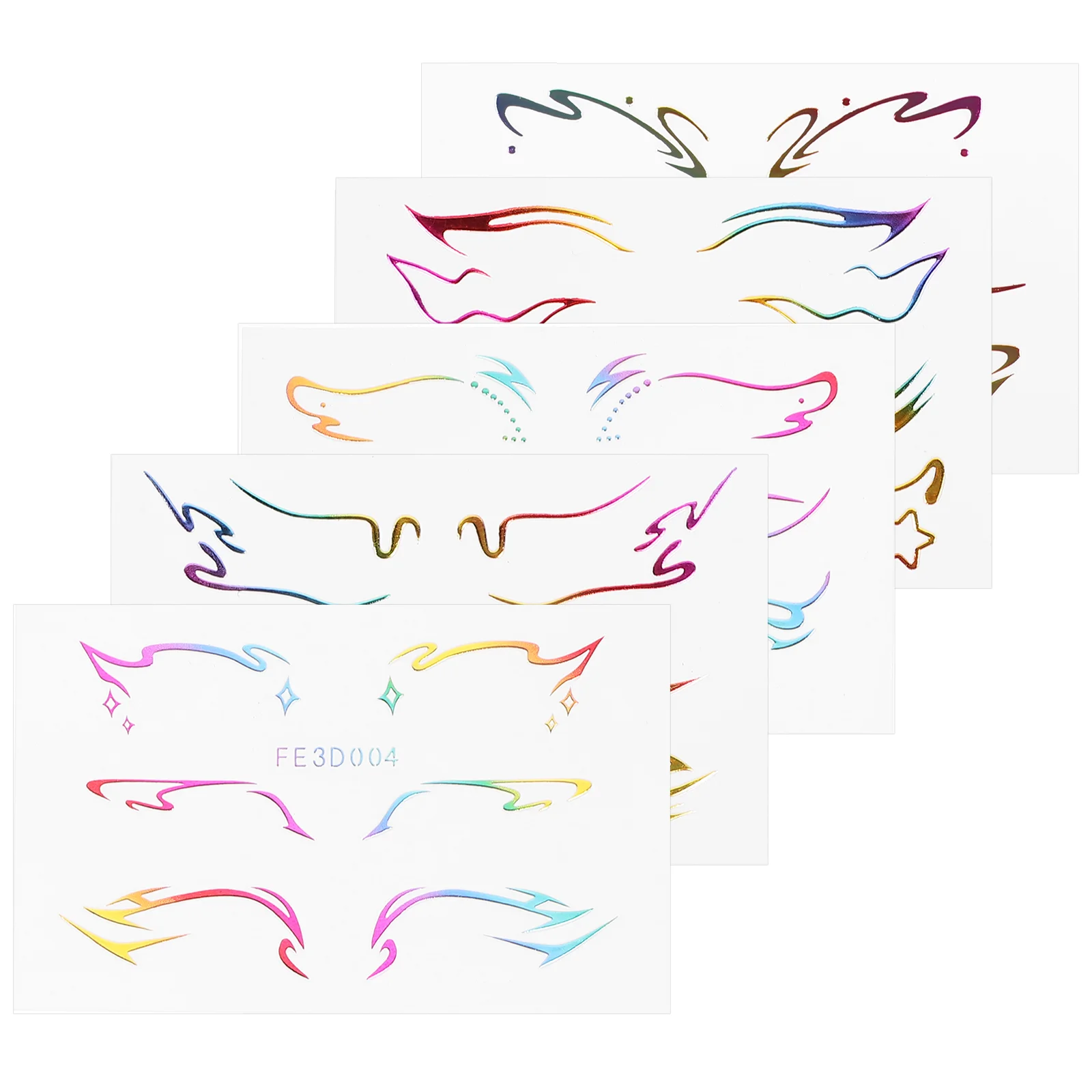 5 Sheets Eyeliner Tattoo Stickers Eyeshadow Tattoos Temporary Face Nail Makeup Festival Decals
5 Sheets Eyeliner Tattoo Stickers Eyeshadow Tattoos Temporary Face Nail Makeup Festival Decals