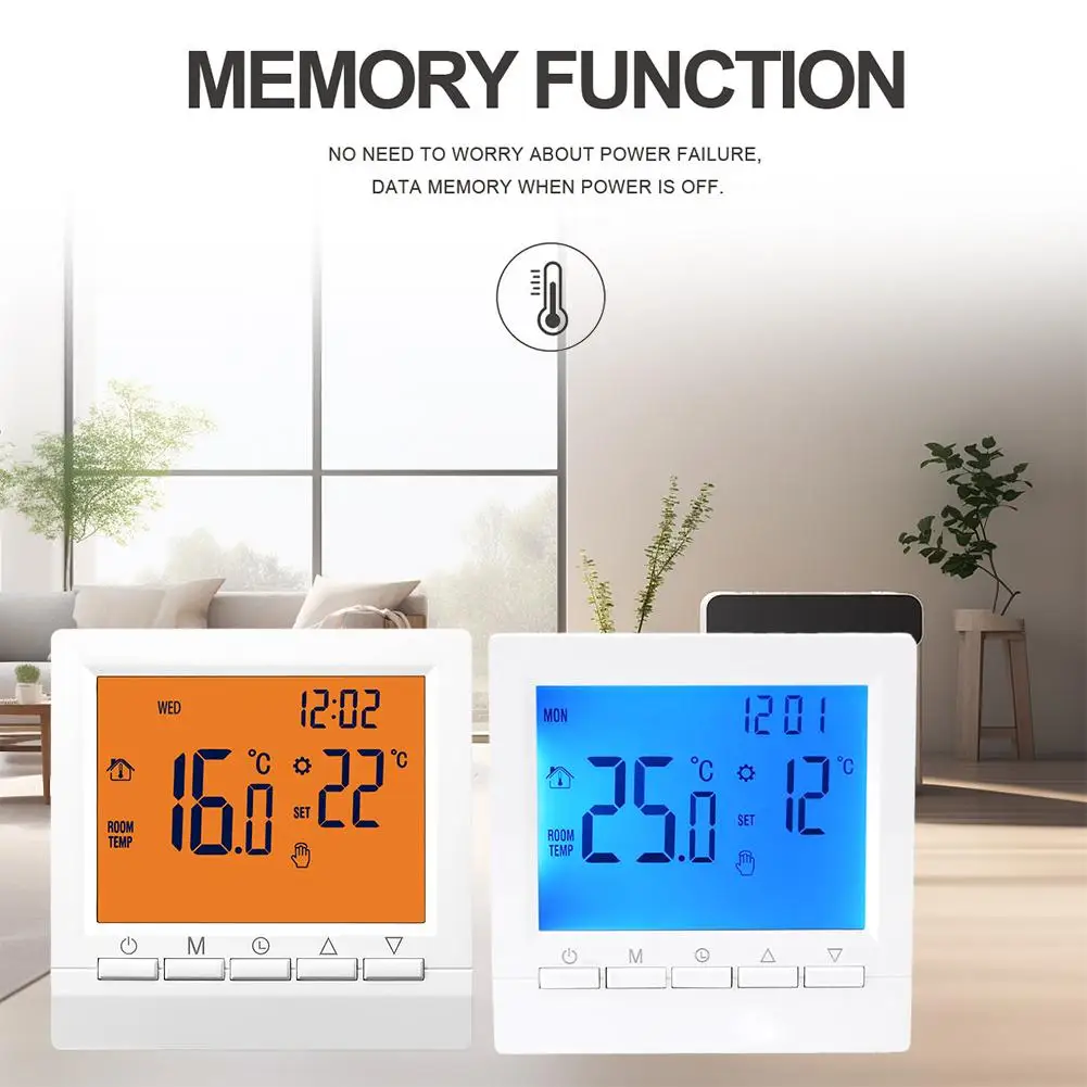 

Lcd Display Thermoregulator Programmable Wireless Room Digital Thermostat For Boiler Floor Water Heating Termostato R3v9