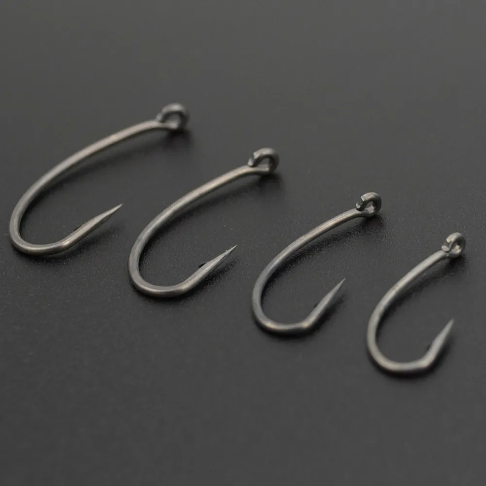 50pcs/box Fishhook Curve Shank Professional Series Carp Hooks For Hair Rigs Barbed Hook 2#/4#/6#/8# Fishing Tackle Pesca Tools
50pcs/box Fishhook Curve Shank Professional Series Carp Hooks For Hair Rigs Barbed Hook 2#/4#/6#/8# Fishing Tackle Pesca Tools