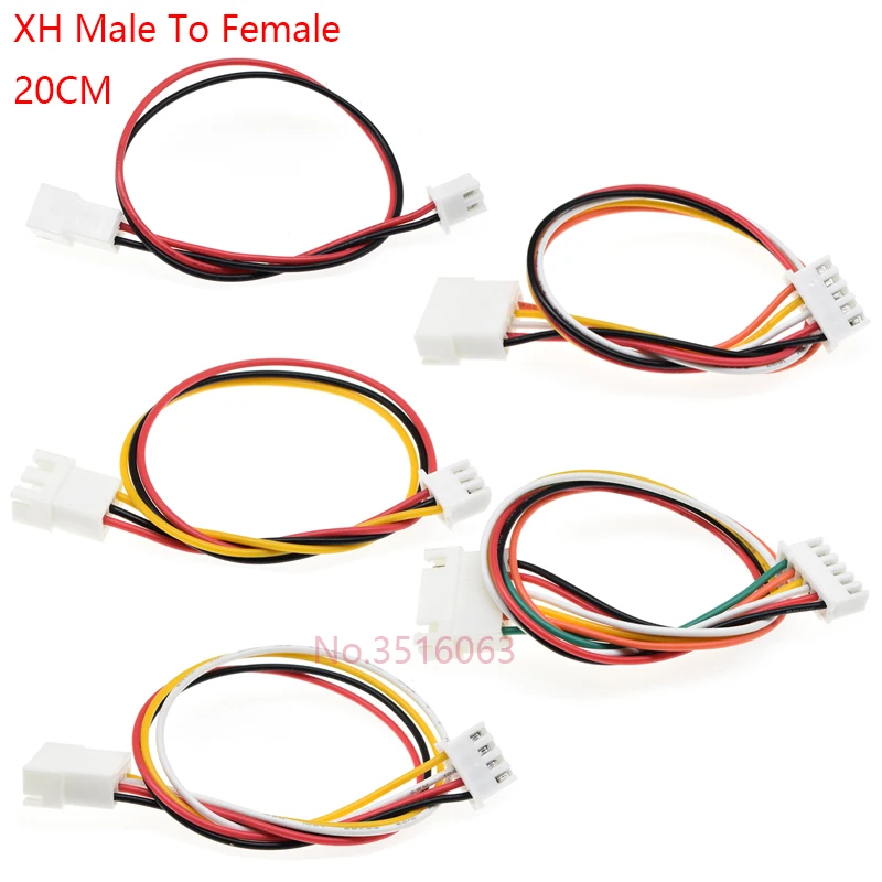 5PCS 200MM XH2.54 2/3/4/5/6 Pin Male to Female Plug Connector With wire 2.54MM 2p 3p 4p 5p 6p Cable Extension Line
5PCS 200MM XH2.54 2/3/4/5/6 Pin Male to Female Plug Connector With wire 2.54MM 2p 3p 4p 5p 6p Cable Extension Line