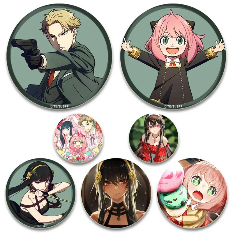 SPY×FAMILY Anime Brooches 58mm Round Enamel Pins for Backpacks Decorative Cartoon Badges Fashion Jewelry Accessories Fans Gifts
SPY×FAMILY Anime Brooches 58mm Round Enamel Pins for Backpacks Decorative Cartoon Badges Fashion Jewelry Accessories Fans Gifts