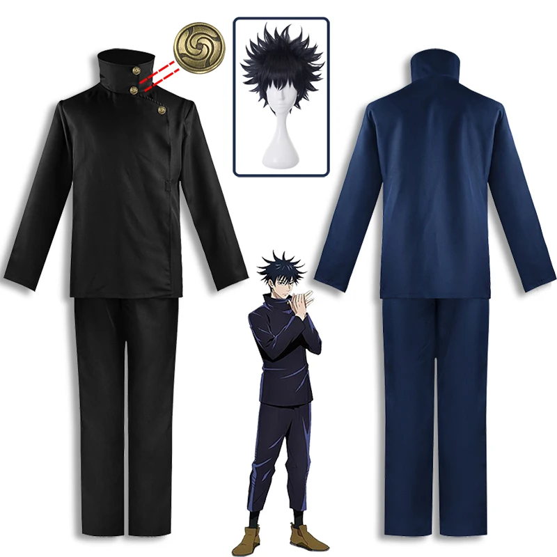 Hot Anime Jujutsu Kaisen Fushiguro Megumi Cosplay Costume High School Uniform Wig Suit Bule Black Halloween Costume Men Adult
Hot Anime Jujutsu Kaisen Fushiguro Megumi Cosplay Costume High School Uniform Wig Suit Bule Black Halloween Costume Men Adult