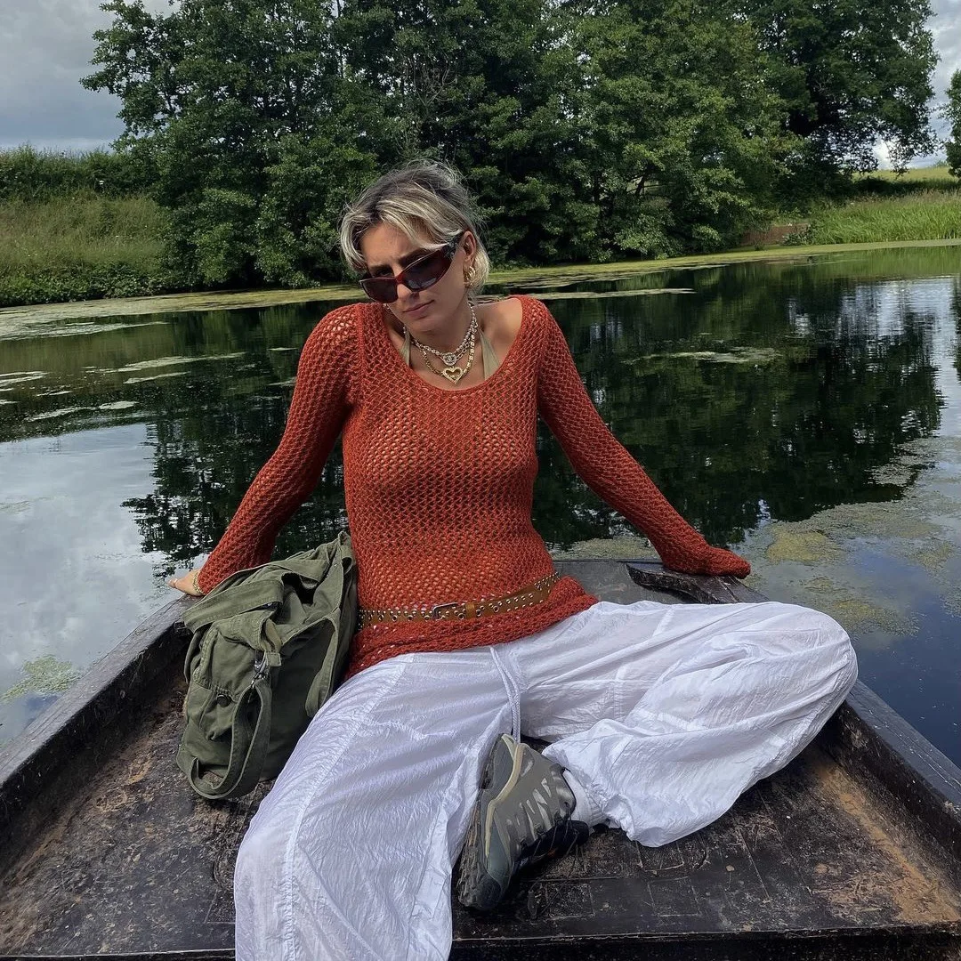 Women Clothing Spring Autumn 2022 New Fashion Solid Color Hollow Out Woven Long Sleeve Top for Women Fashionable Backless women 
Women Clothing Spring Autumn 2022 New Fashion Solid Color Hollow Out Woven Long Sleeve Top for Women Fashionable Backless women