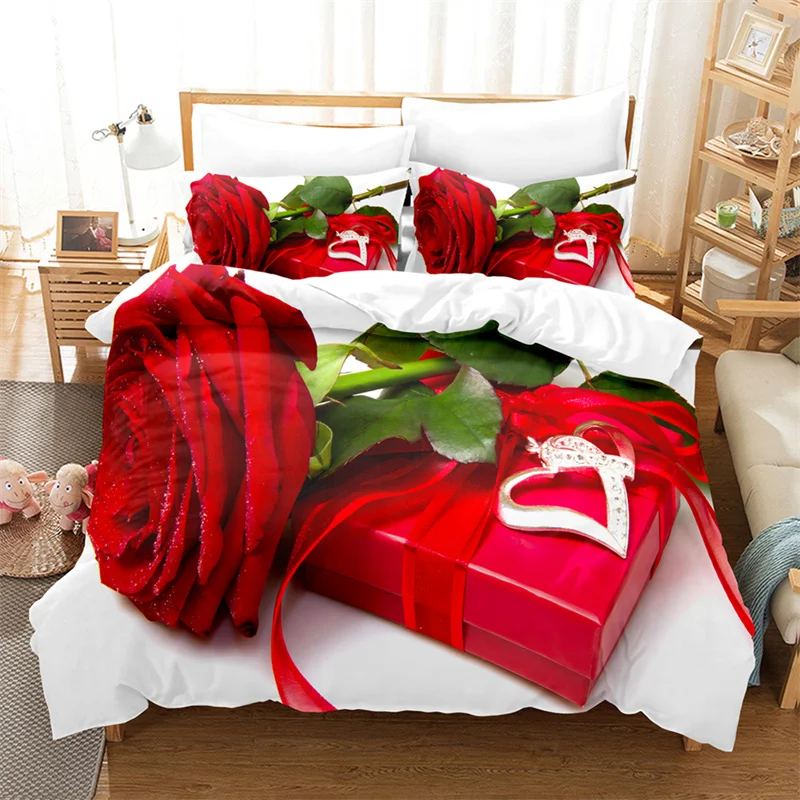 Red Rose Bedding Set High-grade Duvet Cover Lovers King Quilt Cover Home Bed Cover Set Flowers Youth Comforter Bedding Sets
Red Rose Bedding Set High-grade Duvet Cover Lovers King Quilt Cover Home Bed Cover Set Flowers Youth Comforter Bedding Sets
