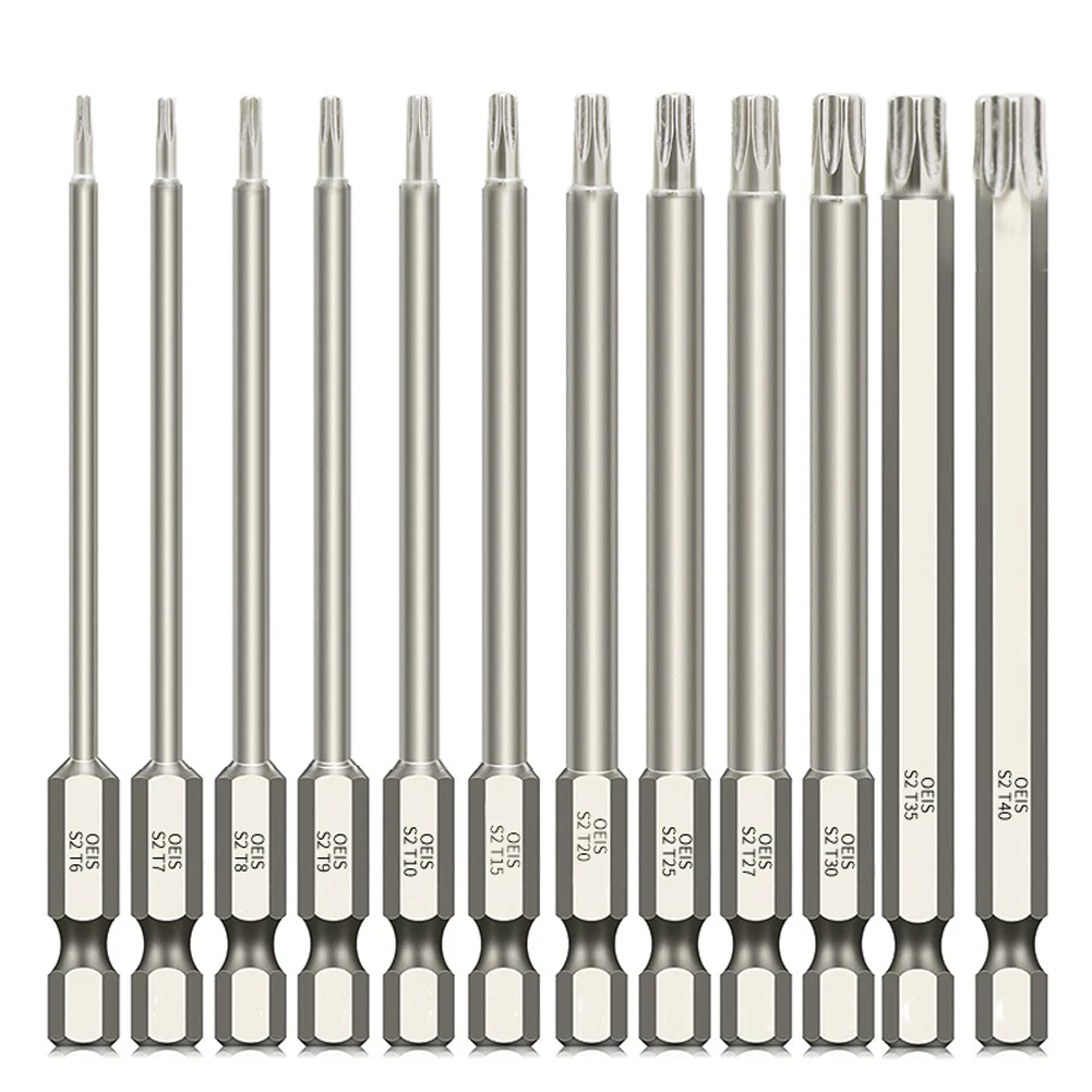 1Pc Hollow Torx Screwdriver Bit 100mm 1/4''Hex Shank T6-T40 Head For Screw Removal For Electric Drill Hand Driver Tool Part
1Pc Hollow Torx Screwdriver Bit 100mm 1/4''Hex Shank T6-T40 Head For Screw Removal For Electric Drill Hand Driver Tool Part