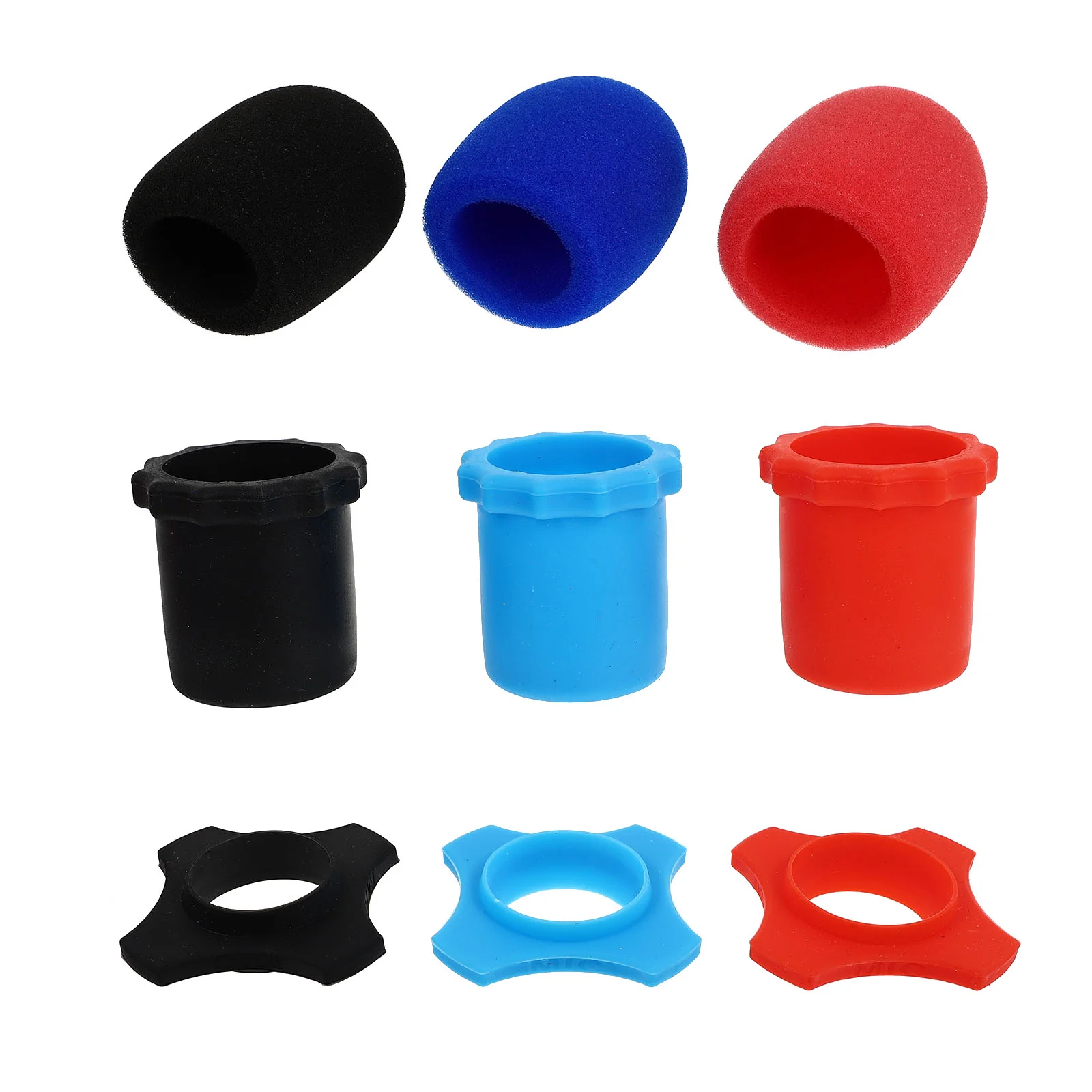 9 Pcs Microphone Protection Kit Supplies Accessories Durable Covers Wireless Shockproof Rings Protective Tools for Silicone 
9 Pcs Microphone Protection Kit Supplies Accessories Durable Covers Wireless Shockproof Rings Protective Tools for Silicone