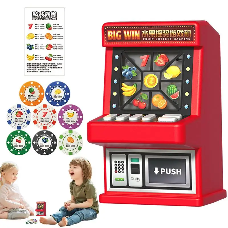 Mini Luck Play Machine Toy Funny Toy Fruit Lucky Play Machine Bank Creative Festival Gift Portable Fruit Luck Play Game For
Mini Luck Play Machine Toy Funny Toy Fruit Lucky Play Machine Bank Creative Festival Gift Portable Fruit Luck Play Game For