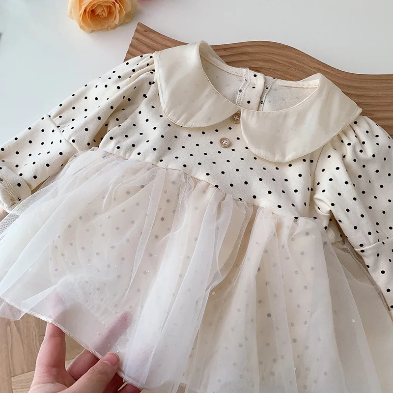 Baby Poka Dot Dress 0-2 Year Old Spring New Baby Korean Creeper Newborn Infant Bodysuit First Year Dress Baby Girl Clothes
Baby Poka Dot Dress 0-2 Year Old Spring New Baby Korean Creeper Newborn Infant Bodysuit First Year Dress Baby Girl Clothes