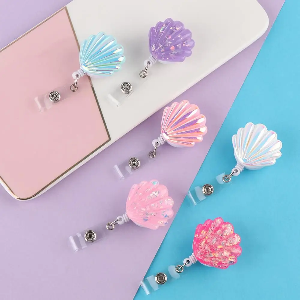 1Pc Unisex Anti-Lost Clip Exhibition Chest Cards Key Ring Retractable Shell Shape Lanyards Badge Holder
1Pc Unisex Anti-Lost Clip Exhibition Chest Cards Key Ring Retractable Shell Shape Lanyards Badge Holder