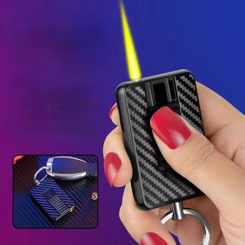 Creative Keychain Lighter Inflatable Windproof Pull-down Ignition Keychain Fashion Pendant Men's Gift Cigarette Accessories 2024
Creative Keychain Lighter Inflatable Windproof Pull-down Ignition Keychain Fashion Pendant Men's Gift Cigarette Accessories 2024