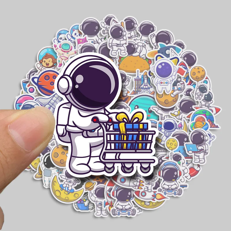80Pcs Cartoon Cute Astronaut Stickers Exquisite Laptop Computer Tablet Cup Notebook Phone Vinyl Decal for Kids Toy Gift
80Pcs Cartoon Cute Astronaut Stickers Exquisite Laptop Computer Tablet Cup Notebook Phone Vinyl Decal for Kids Toy Gift