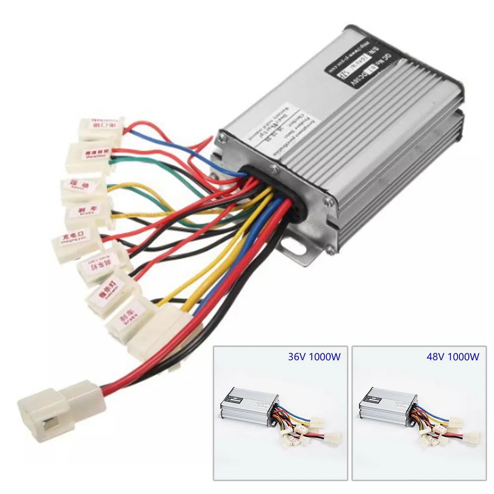 Ebike Controller 36/48V 250W-1000W Electric Bike EScooter Speed Controller Motor For Bike Bicycle Brushed Motor Controller
Ebike Controller 36/48V 250W-1000W Electric Bike EScooter Speed Controller Motor For Bike Bicycle Brushed Motor Controller