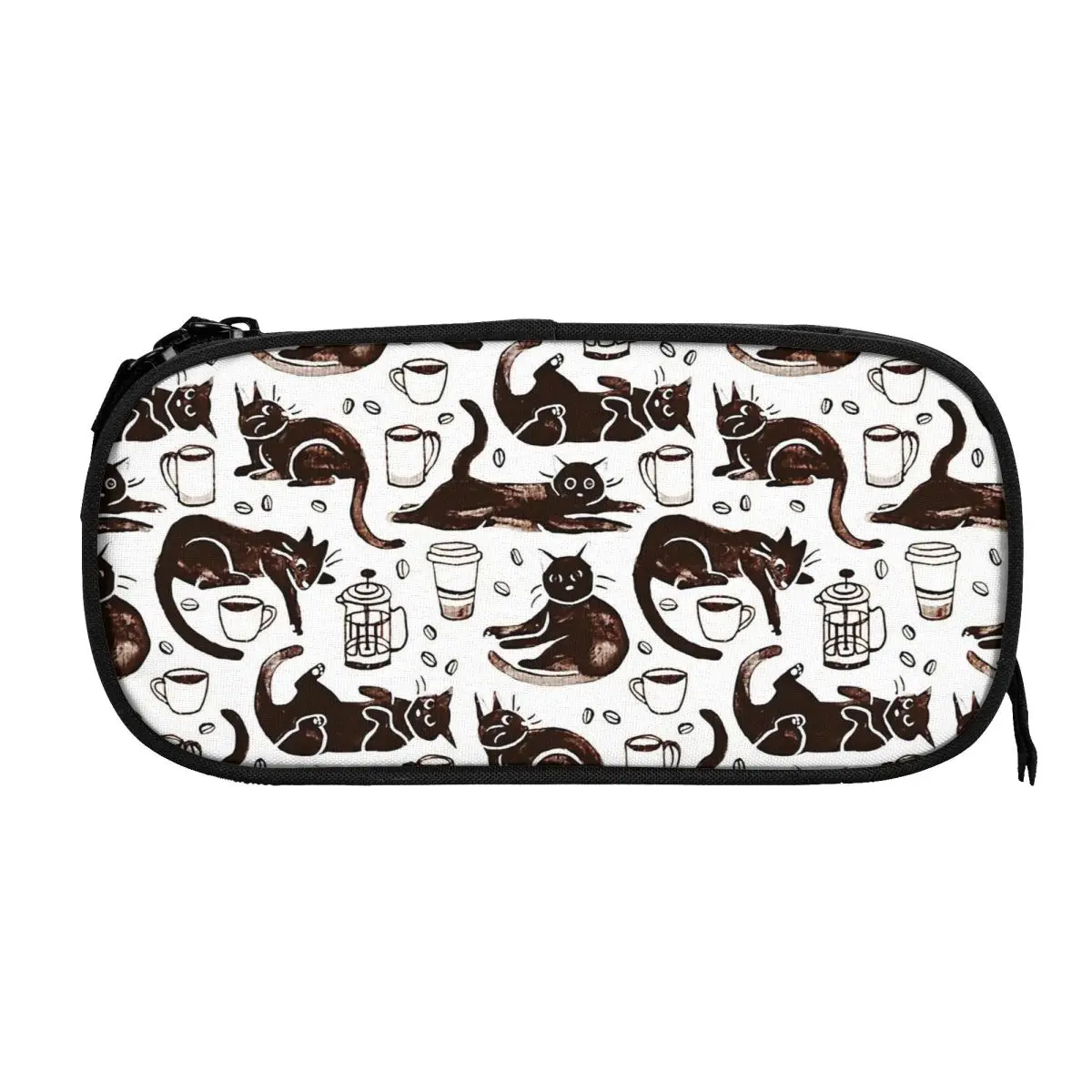 Gouache Black Cats & Coffee Pen Box Student School Anime Zipper Pen Bag Child Stationery Bag pencase Gift
Gouache Black Cats & Coffee Pen Box Student School Anime Zipper Pen Bag Child Stationery Bag pencase Gift