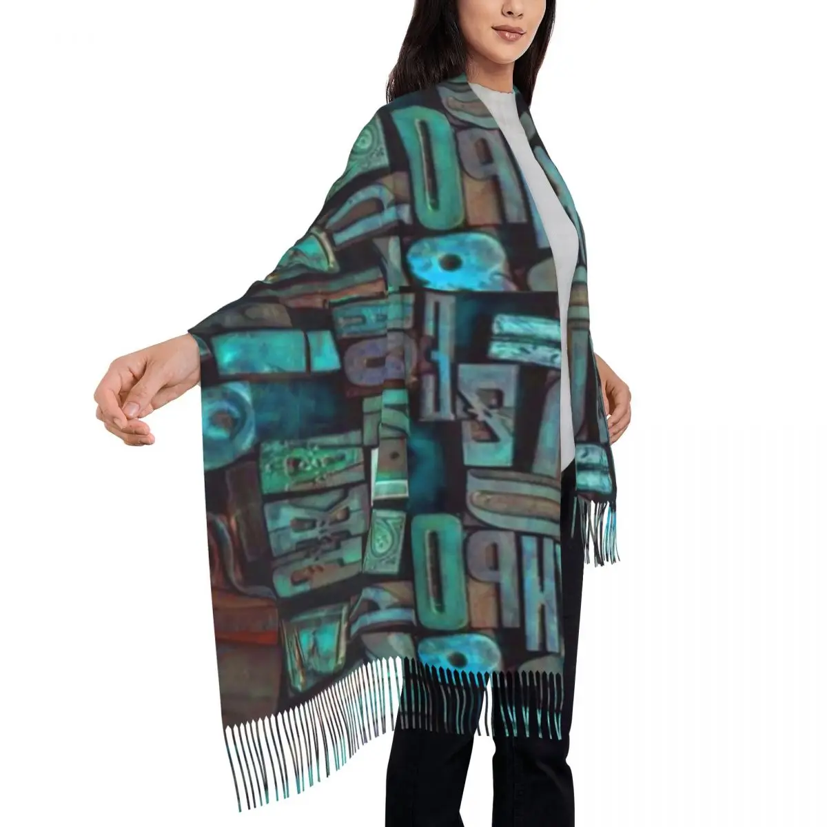 Abstract Letters Scarf Wooden Word Print Outdoor Shawl Wraps with Long Tassel Women Casual Headwear Scarves Winter DIY Foulard
Abstract Letters Scarf Wooden Word Print Outdoor Shawl Wraps with Long Tassel Women Casual Headwear Scarves Winter DIY Foulard