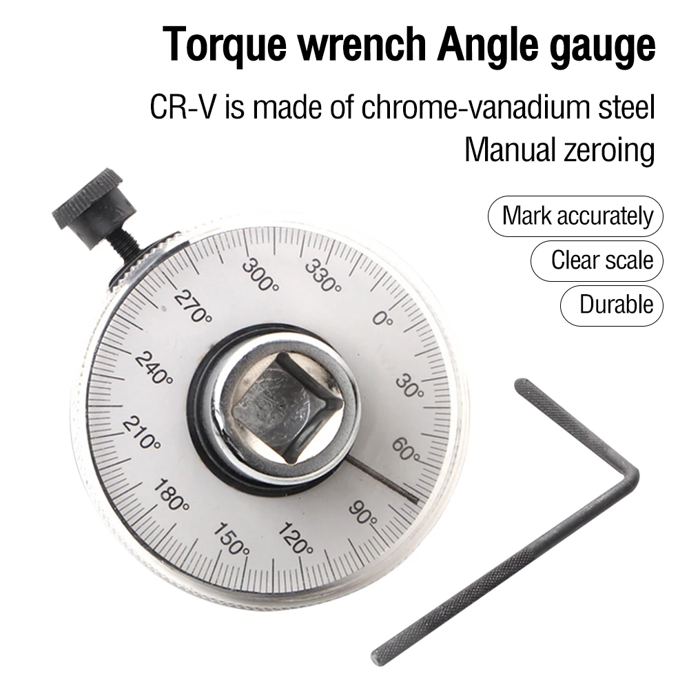 Adjustable 1/2 Inch Drive Torque Angle Gauge Torquemeter Car Auto Repair Garage Tool Set Rotation Measure Hand Tools Wrench
Adjustable 1/2 Inch Drive Torque Angle Gauge Torquemeter Car Auto Repair Garage Tool Set Rotation Measure Hand Tools Wrench