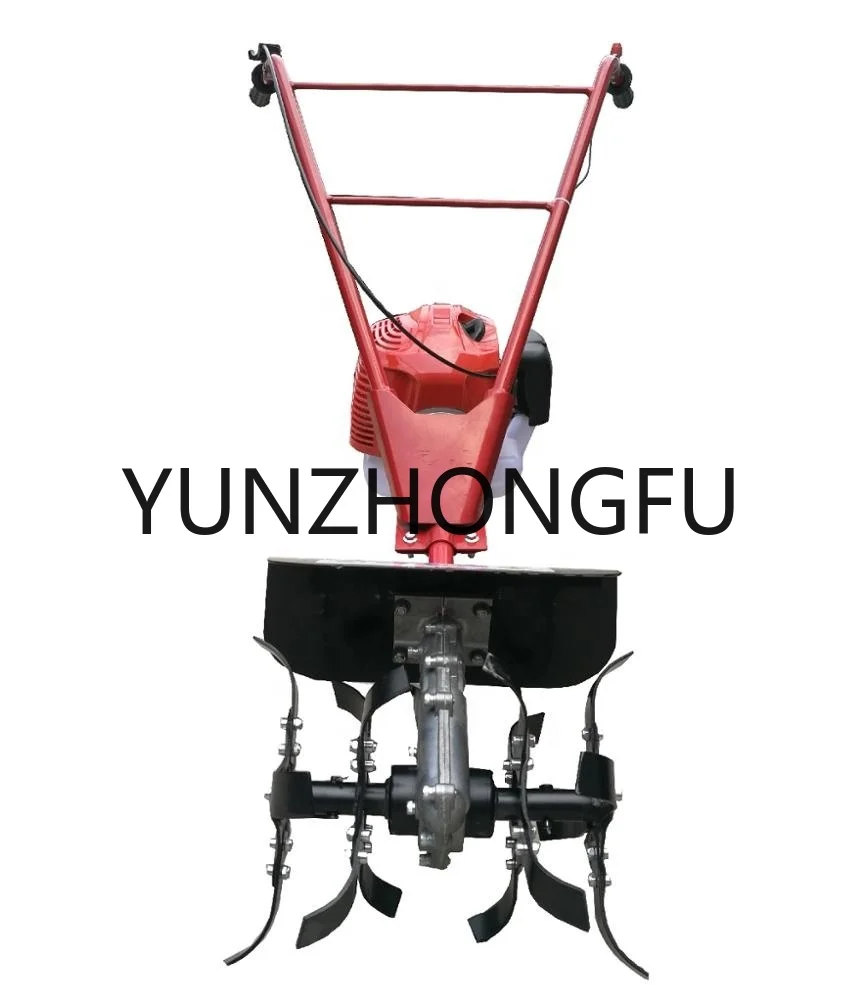 

Light mini gasoline rotary tiller soil cultivator tilling agricultural machine for farm