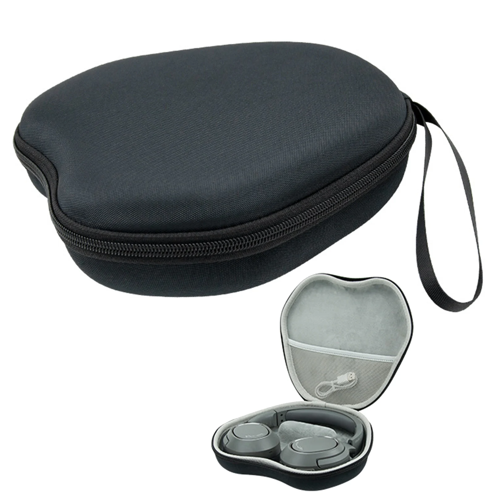 Travel Headband Storage Protective Cover Double-headed Zipper Headset Bag for Keeping USB Cable and and Earphone Accessories
Travel Headband Storage Protective Cover Double-headed Zipper Headset Bag for Keeping USB Cable and and Earphone Accessories