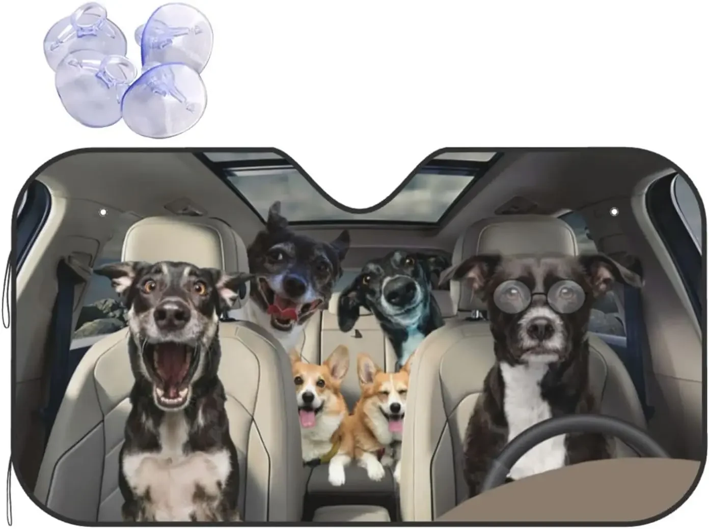 Car Windshield Sun Shade Accessories Truck SUV Resistant Sun Foldable In Easy To Carry Dogs Driving Small Car Accessories
Car Windshield Sun Shade Accessories Truck SUV Resistant Sun Foldable In Easy To Carry Dogs Driving Small Car Accessories