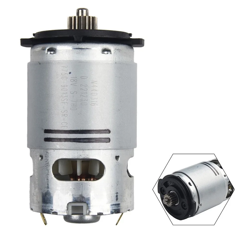 DC 18V Metal Motor N376649 18 Teeth Motor For Dew DCD776 Types 1, 10 & 20 Cordless Drill Screw Driver Power Tool Accessories
DC 18V Metal Motor N376649 18 Teeth Motor For Dew DCD776 Types 1, 10 & 20 Cordless Drill Screw Driver Power Tool Accessories