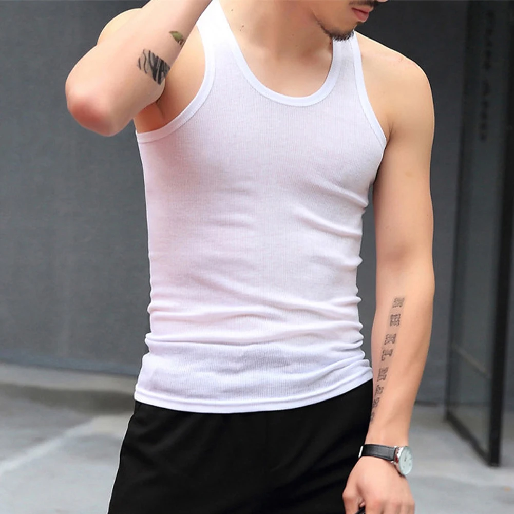 Men Elastic Breathable Sleeveless Tank Tops Undershirt Gym Workout Stringer Fitness T-Shirt Beater Undershirt Casual Men's Vest
Men Elastic Breathable Sleeveless Tank Tops Undershirt Gym Workout Stringer Fitness T-Shirt Beater Undershirt Casual Men's Vest