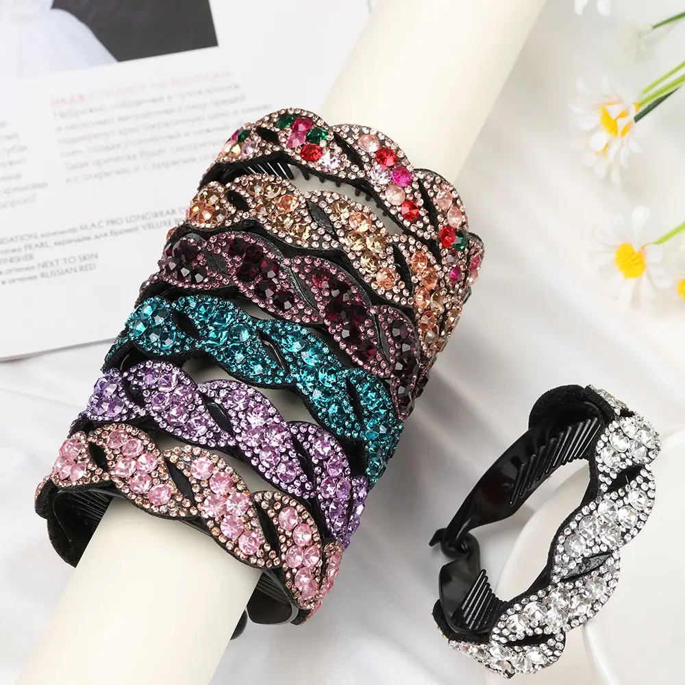 Rhinestone Hair Accessories Hairlips Clamp Headwear HairClips Bun Hairpin Crystal Hair Claw
Rhinestone Hair Accessories Hairlips Clamp Headwear HairClips Bun Hairpin Crystal Hair Claw