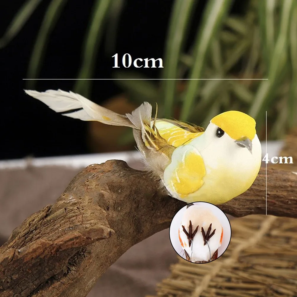 6pcs Artificial Birds Simulation Animal Fake Feather Birds Models DIY Home Garden Ornament Decoration Crafts Miniatures
6pcs Artificial Birds Simulation Animal Fake Feather Birds Models DIY Home Garden Ornament Decoration Crafts Miniatures