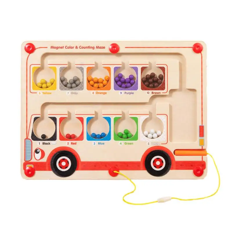 Magnetic Color Maze Matching Sorting Counting Puzzles Board Montessori Toys Wooden Puzzle Activity Board Learning Educational To
Magnetic Color Maze Matching Sorting Counting Puzzles Board Montessori Toys Wooden Puzzle Activity Board Learning Educational To