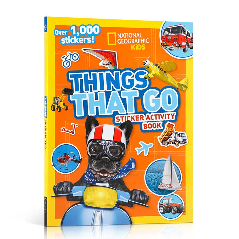 MiluMilu English Original Things That Go Sticker Activity Book Adhesive Paper 3-5 Young Children's Early
MiluMilu English Original Things That Go Sticker Activity Book Adhesive Paper 3-5 Young Children's Early