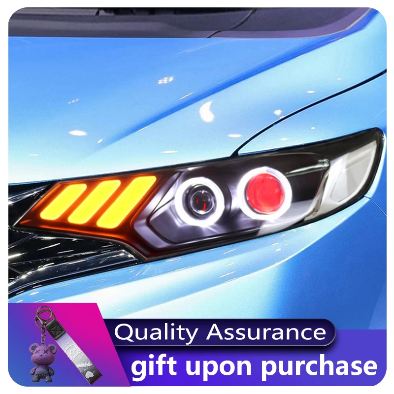 Автостайлинг для Honda Fit GK5 2014-2020 передняя лампа DRL подсветка сигнала фары Динамический светодиодный проектор Объектив Автомобильные аксессуары
Автостайлинг для Honda Fit GK5 2014-2020 передняя лампа DRL подсветка сигнала фары Динамический светодиодный проектор Объектив Автомобильные аксессуары