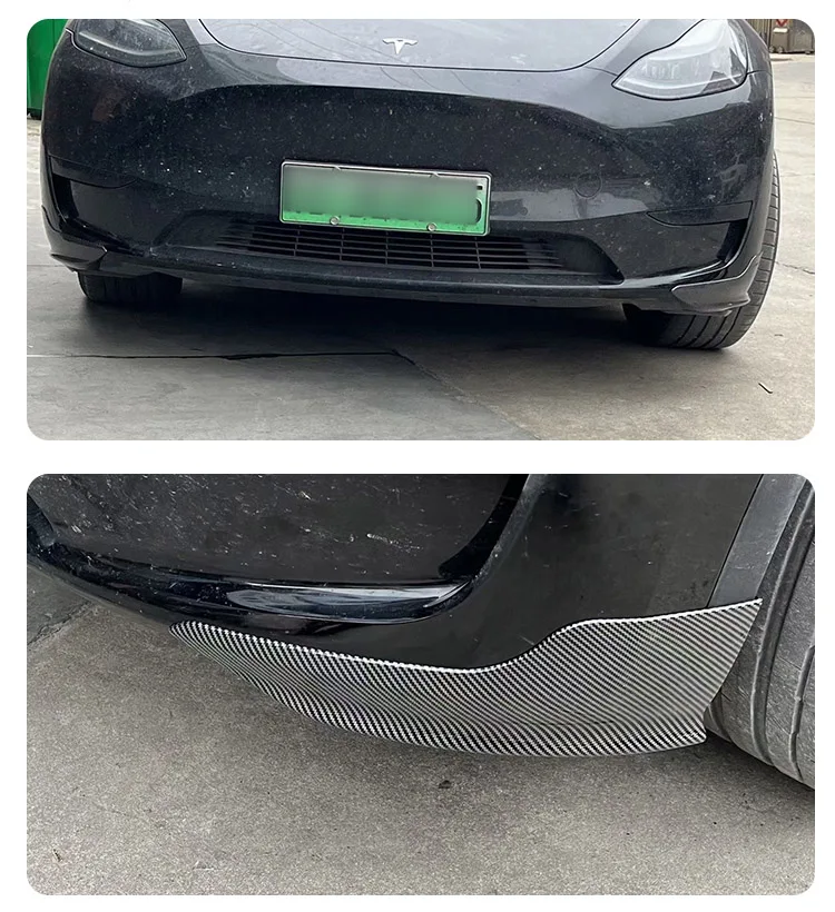 

For Tesla Model 3/Y Front Bumper Lip Anti-Collision Guard
