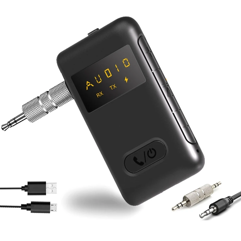 2 In 1 Wireless Bluetooth Compatible 5.0 Receiver Transmitter Adapter 3.5Mm Jack For Car Music Audio Headphone Receiver Durable
2 In 1 Wireless Bluetooth Compatible 5.0 Receiver Transmitter Adapter 3.5Mm Jack For Car Music Audio Headphone Receiver Durable
