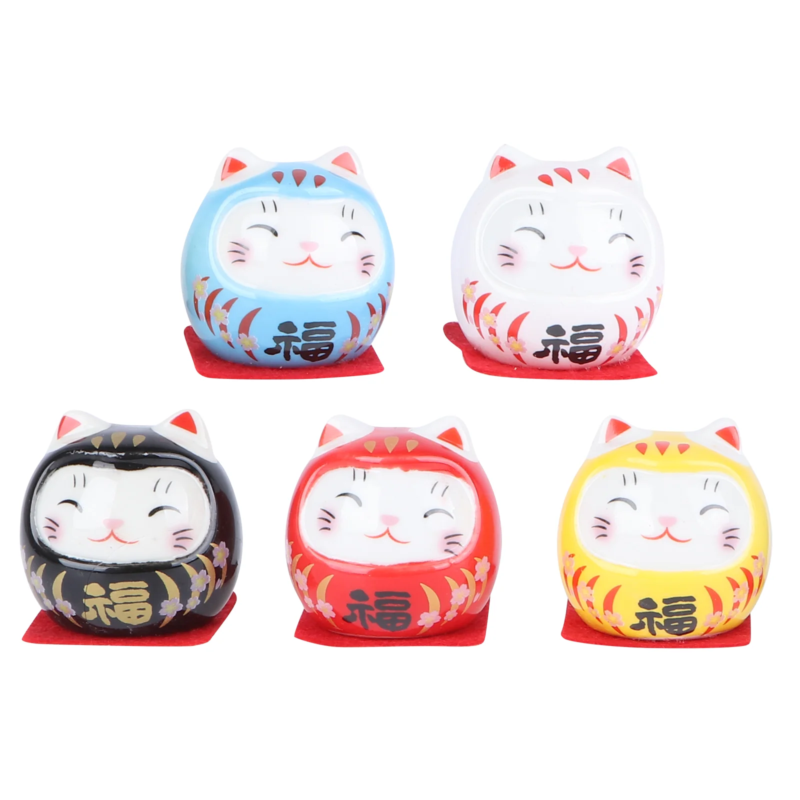 Daruma Lucky Cat Doll Japanese Ceramic Figurine Mini Decor Figurines Statue Fortune Maneki Neko Good Wealth Ornament Dharma
Daruma Lucky Cat Doll Japanese Ceramic Figurine Mini Decor Figurines Statue Fortune Maneki Neko Good Wealth Ornament Dharma