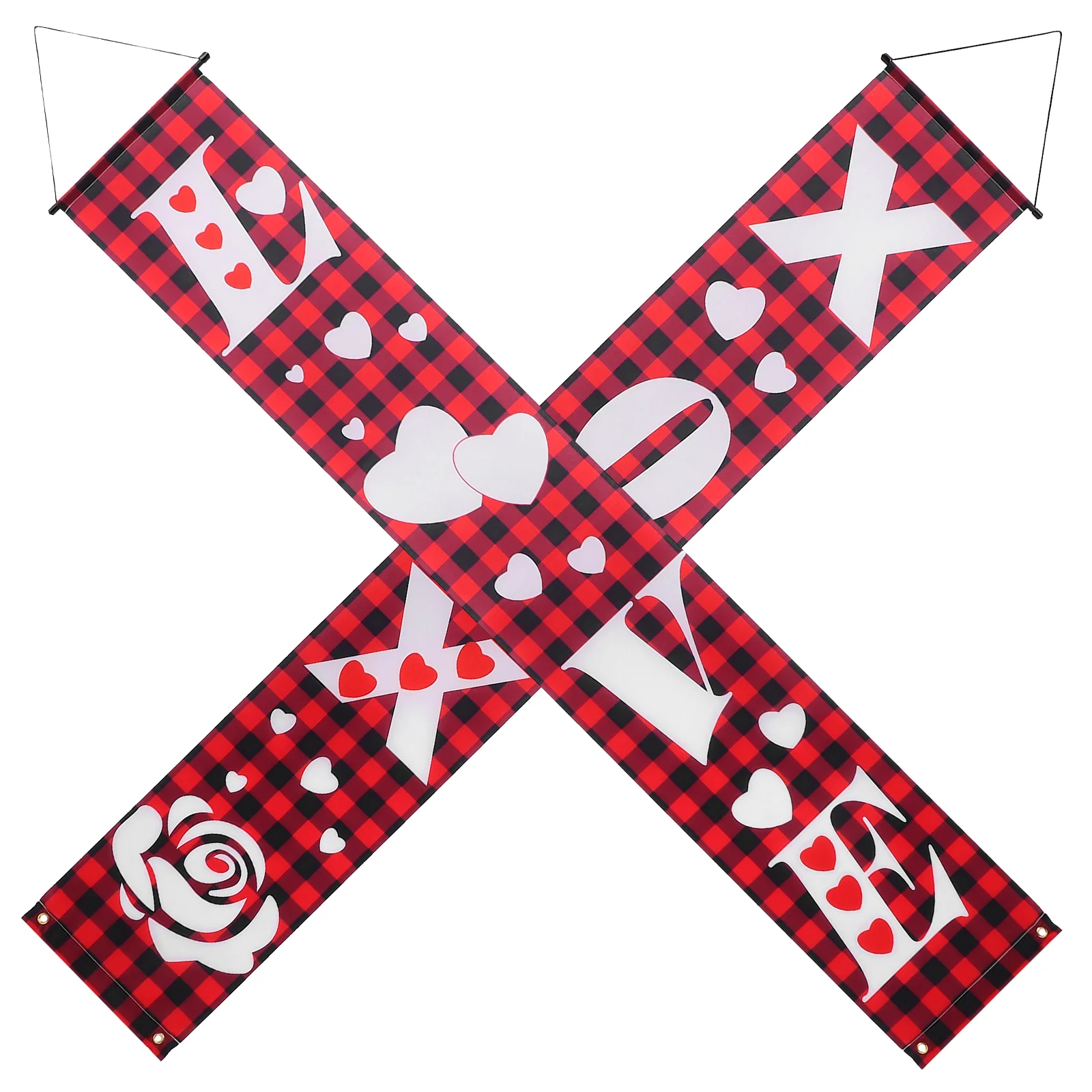 Valentines Day Banner Household Door Porch Couplet Outdoor Party Supplies Polyester Front
Valentines Day Banner Household Door Porch Couplet Outdoor Party Supplies Polyester Front